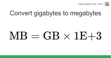 MB to GB → CONVERT Megabytes to Gigabytes Online.